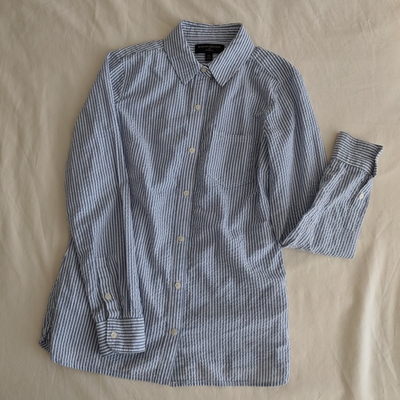 Banana Republic Seersucker Shirt - Picture 2 of 3
